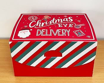 Christmas Eve Box Ho Ho Ho Design Flat Pack Keepsake Box